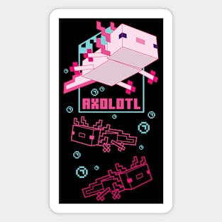 minecraft: axolotl madness Magnet